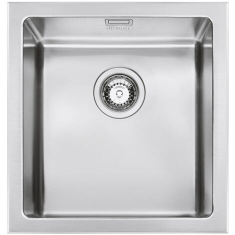 Lavello inox 40x50 cm semifilo