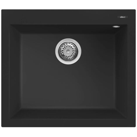 Lavello QUADRA 105 57x50 1 vasca BLACK 86