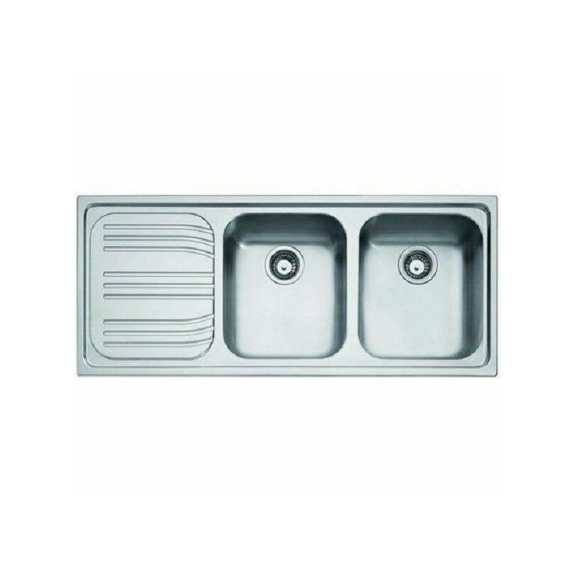 Lavelli Cucina Franke Acciaio.Lavello Radar Rrx 621 Franke Acciaio Inox 2 Vasche Dx Gocciolatoio Sx Cucina Lavello Cucina Gocciolatoio Acciaio Vasche Vaschette