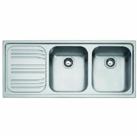 Lavello Cucina Inox 2 Vasche.Lavello Radar Rrx 621 Franke Acciaio Inox 2 Vasche Dx Gocciolatoio Sx Cucina Lavello Cucina Gocciolatoio Acciaio Vasche Vaschette