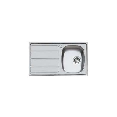 Lavello S1000 Vasca e Gocciolatoio 79X50 Cm Scarico Destro