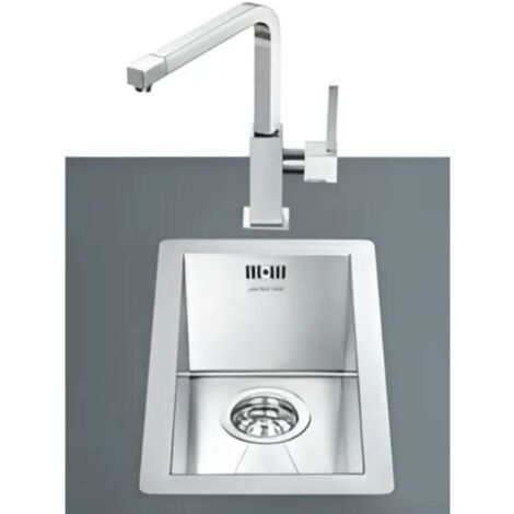 Lavello Smeg VQ20 una vasca 26.7x46.4 cm filotop inox