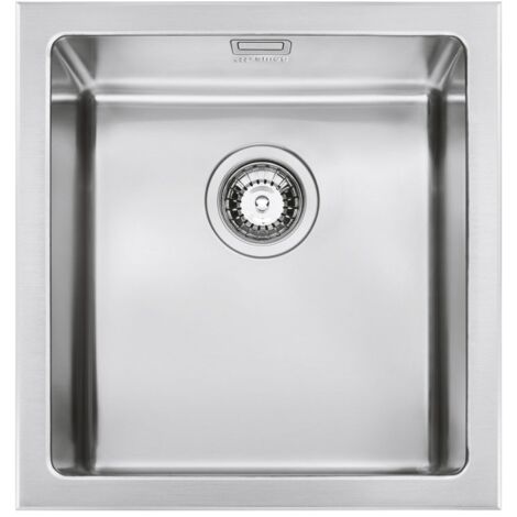 Lavello Smeg VQR40 una vasca 40x50 cm semifilo inox