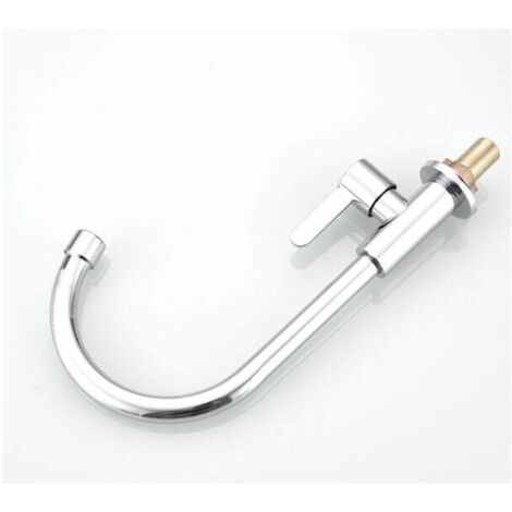 Lavello verticale singolo per verdure fredde in acciaio inox zincato 304 con piedistallo e rubinetto singolo.