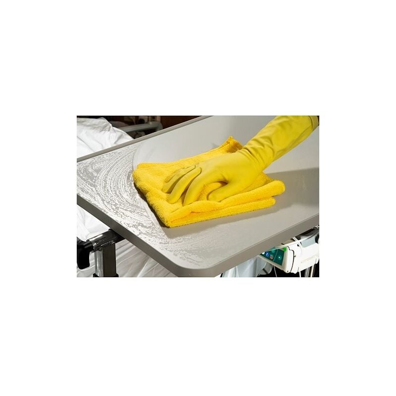 Lavette microfibre Multiclean Spontex Professional - Paquet de 5 - jaune - Jaune