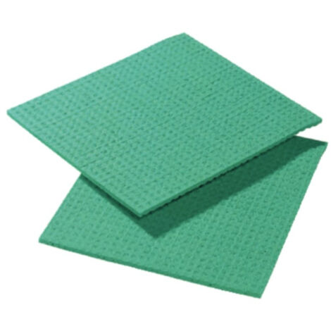 Lavettes Spongyl vertes Lot de 10