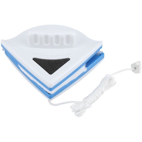 [Laveur de Vitres] [Design Triangulaire] [Double Face Magnétique] [Forme Ergonomique] ABS Anti-Rouille Sponge Absorption Forte Poignée Oval Finition Rectangle Triangle Corne Nettoyer 600g