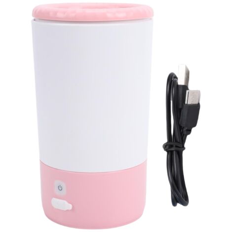 Laveur électrique de pieds pour chiens et chats - Lavage automatique portable avec démarrage en un clic - Rose