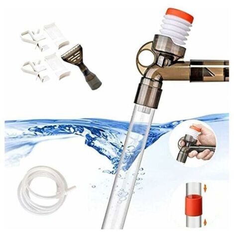 Laveuse de sable d'aquarium Nouvelle laveuse de sable de changeur d'eau d'aquarium améliorée pour enlever la mousse