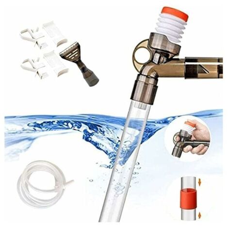 Laveuse de sable d'aquarium Nouvelle laveuse de sable de changeur d'eau d'aquarium améliorée pour enlever la mousse-LIAIKI