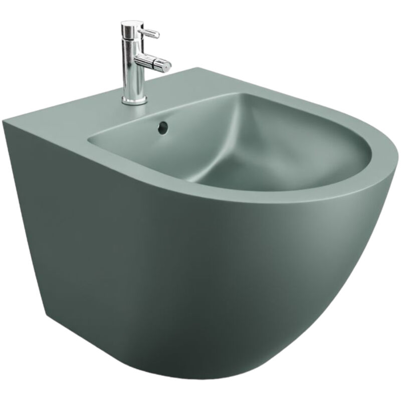 Universal Wand-bidet Sinto Grey Mit Hahnloch Und Überlaufschutz Aus Keramik - Lavita