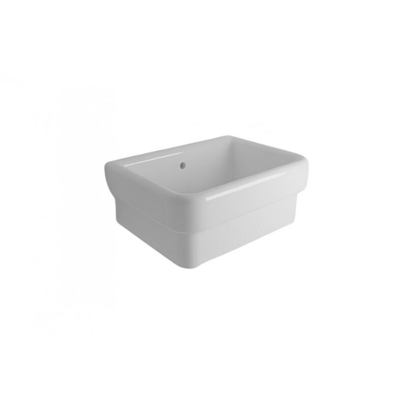 Lavabo à encastrer 60x50 cm blanc brillant