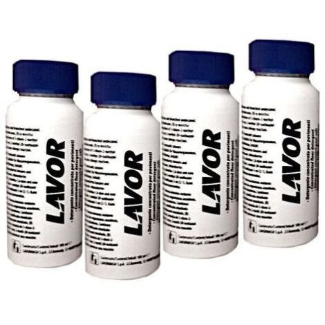 Lavor 00100037 Confezione 4 Flaconi Detergente Sprin
