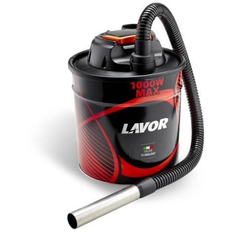 Lavor Ashley 412 Aspiracenere 1000W con Filtro HEPA e Serbatoio in Metallo da 18 litri