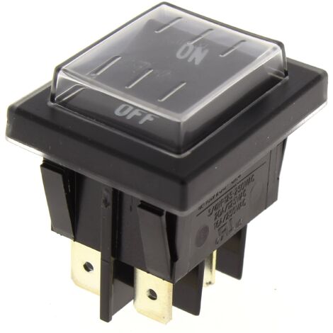 Lavor – Interrupteur 4 cosses noir – Accessoire pour nettoyeur haute pression – Compatible avec modèles Eq18, Kw26 plus, Rio p80.0229, Sk18 skaner