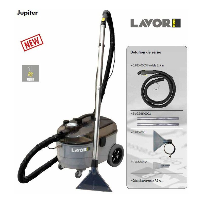 

Pro - Inyector-extractor 1100W 50l/s - JUPITER - Lavor
