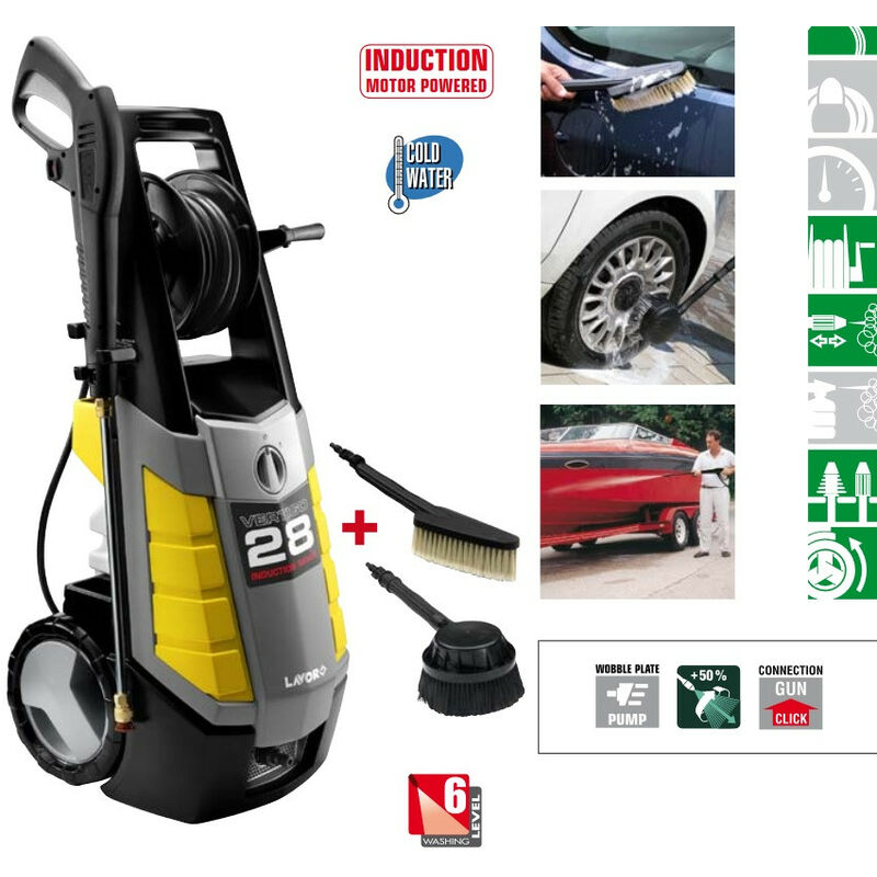 

Lavor - Limpiador de alta presión 160 Bars 2800W 510L/h - Vértigo 28 Plus