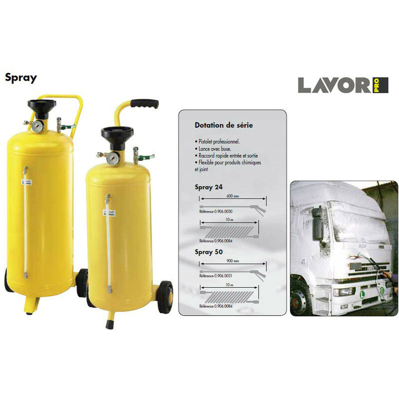 

Lavor Pro - Pulverizador de productos químicos 50L 6bar lanza 900mm - SPRAY NV50