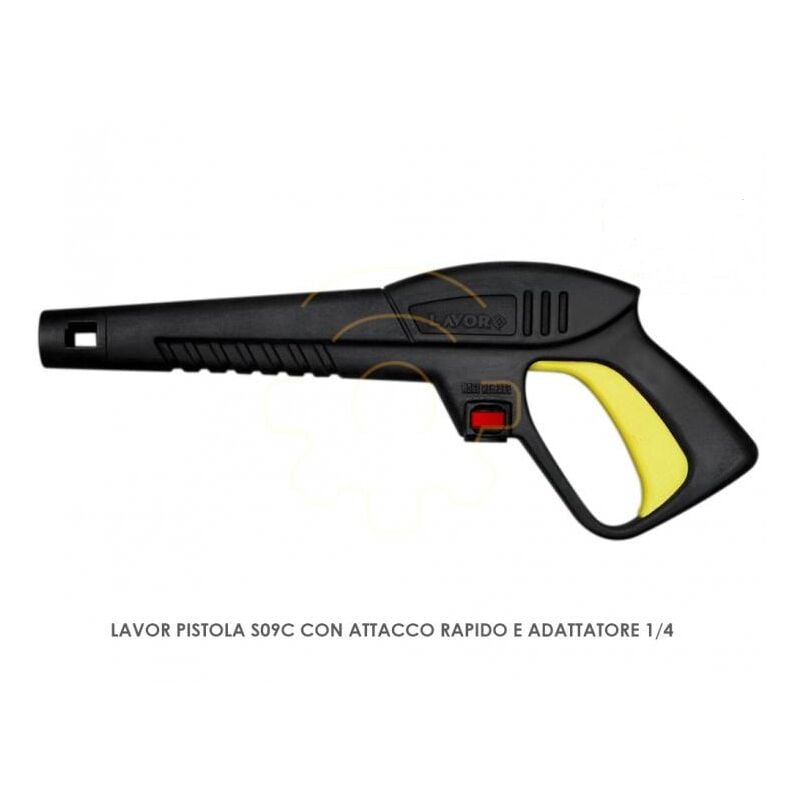 Tuttacasa - Lavor S09 lance de rechange pour nettoyeurs haute pression raccord rapide et adaptateur 1/4 "M Mod. 6.001.0083