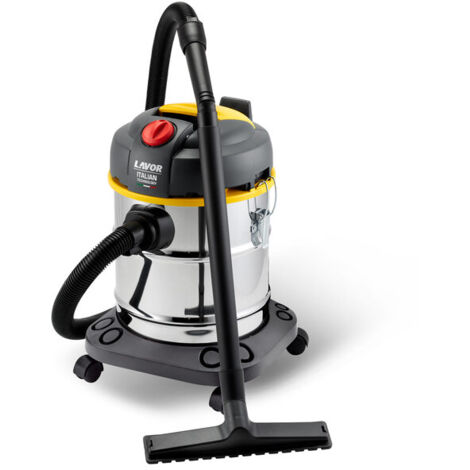 Lavor WTP 20 X Aspirapolvere Aspiraliquidi con Fusto in Acciaio Inox