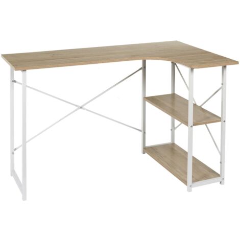 THE HOME DECO FACTORY Lavoro bianco angolo scrivania Home Deco Factory