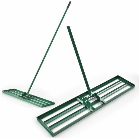 Lawn Leveling Rake 91 cm x 25 cm cm Heavy Duty Level Lawn Tool w/ Handle