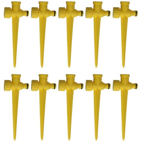 Lawn Sprinkler Spike 10PCS 1/2inch Female Thread Interface Plastic Garden Irrigation System Connector