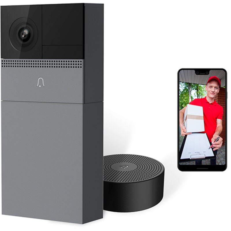 Laxihub - Interphone vidéo connectée sans fil + MicroSD 32GB