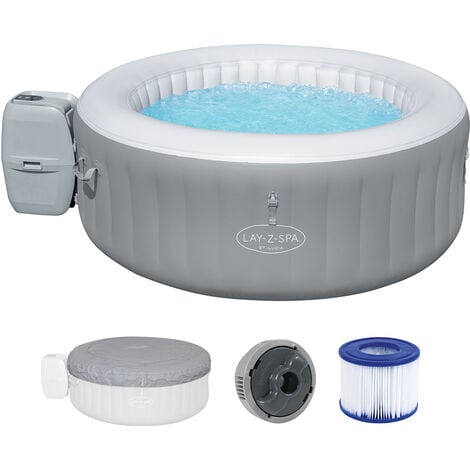 Bestway 60037 Whirlpool aufblasbar Lay-Z-Spa St. Lucia AirJet SPA Set Ø170x66cm