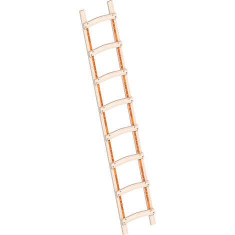 Layher 1046 Holzdachdeckerleiter 8 Sprossen