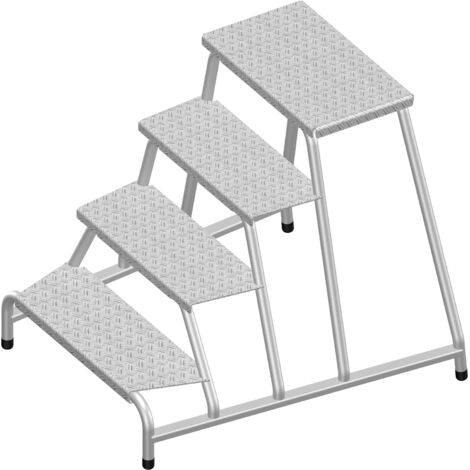 Layher 1075 Maschinentritt 4 Stufen