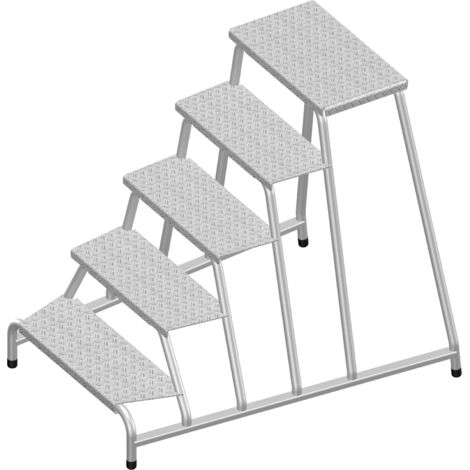 Layher 1075 Maschinentritt 5 Stufen