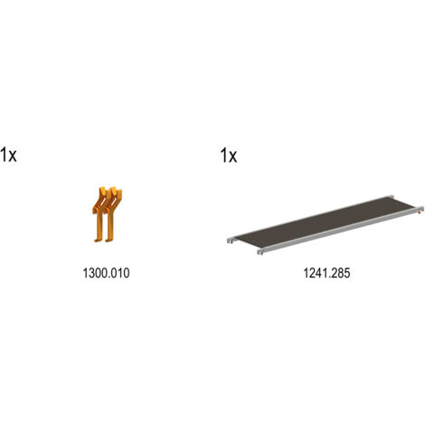 Layher Nachrüstset P2 für Gerüst Uni Standard 1401.102