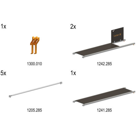 Layher Nachrüstset P2 für Gerüst Uni Standard 1401.110