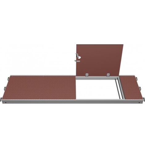 LAYHER - Plancher à trappe decale sans échelle combi aluminium bois pour échafaudage multidirectionnel LAYHER UNIVERSEL