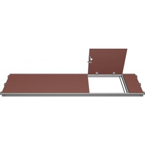 LAYHER - Plancher à trappe decale sans échelle combi aluminium bois pour échafaudage multidirectionnel LAYHER UNIVERSEL
