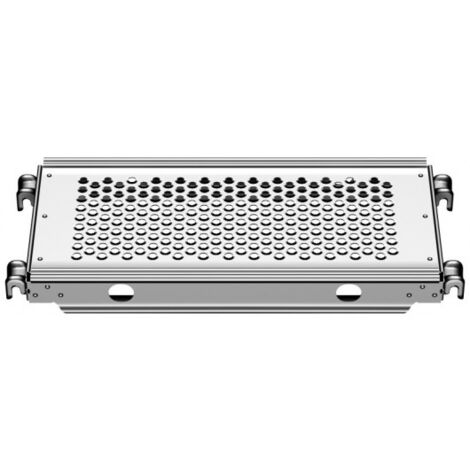 Layher – Plancher acier 0.32m pour échafaudage – Galvanisé à chaud – Capacité de charge élevée – Rigidité horizontale