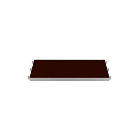 Layher – Plancher combi aluminium et contreplaqué bois pour échafaudage multidirectionnel – Largeur 0,61m – Rigidité horizontale garantie