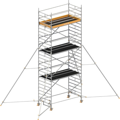 Layher Rollgerüst Uni Breit P2 mit Gerüststützenlänge 5,0m,  8,20m AH