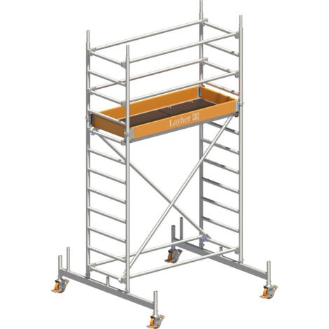 Layher Rollgerüst Uni Leicht Standard-Aufbau 4,26m AH