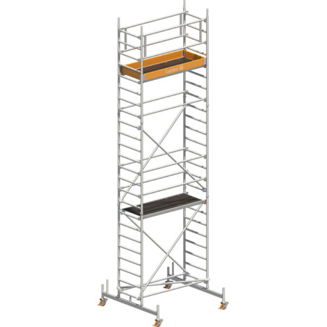 Layher Rollgerüst Uni Leicht Standard-Aufbau 7,26m AH