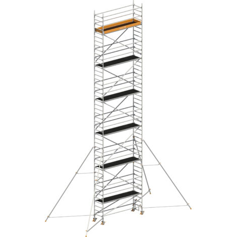 Layher Rollgerüst Uni Standard P2 mit Gerüststützen 5m, 13,20m AH