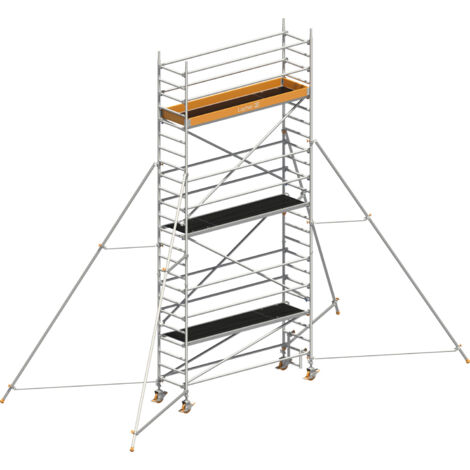 Layher Rollgerüst Uni Standard P2 mit Gerüststützen 5m, 7,20m AH