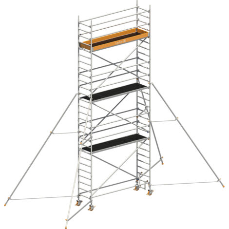 Layher Rollgerüst Uni Standard P2 mit Gerüststützen 5m, 8,20m AH