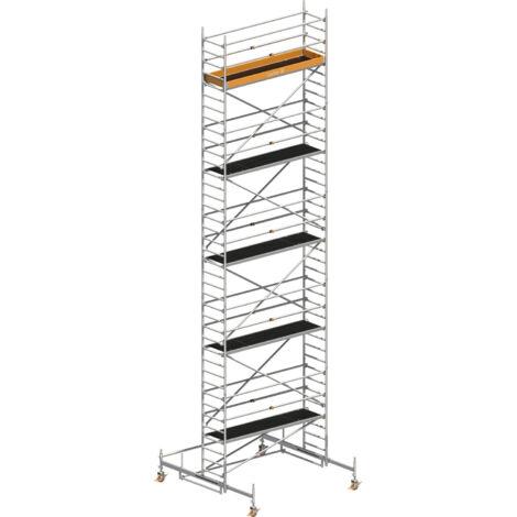 Layher Rollgerüst Uni Standard P2 mit Uni Telegeländer 11,38m AH