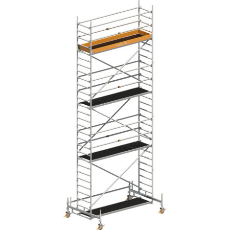 Layher Rollgerüst Uni Standard P2 mit Uni Telegeländer 8,35m AH