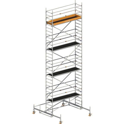 Layher Rollgerüst Uni Standard P2 mit Uni Telegeländer 9,38m AH