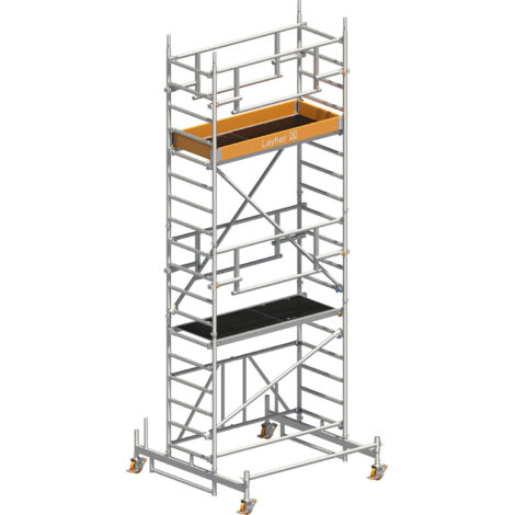 Layher Rollgerüst ZIFA P2 Safety Plus mit Doppelgeländer 5,76 AH