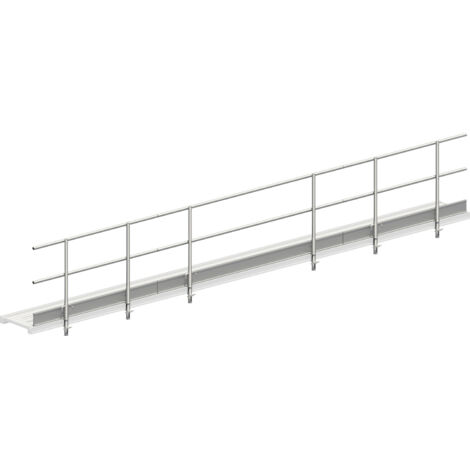 Layher Seitenschutz für Alu-Steg 600 7,10m Länge