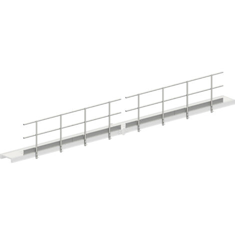 Layher Seitenschutz für Alu-Steg 600 faltbar, 9,15m Länge